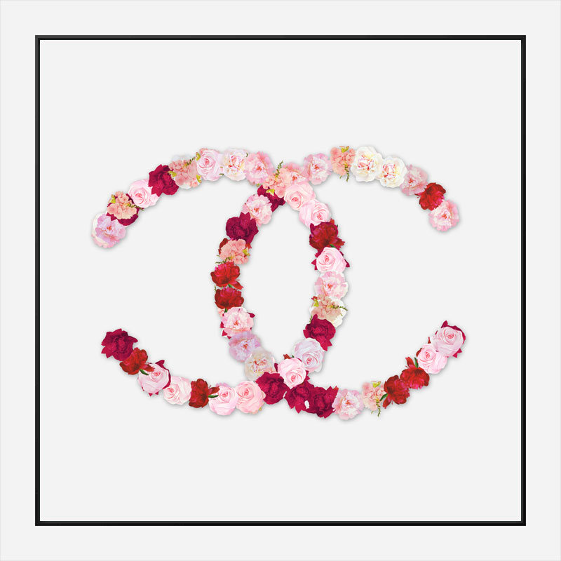 Chanel Flowers Wall Art Print Chanel Flowers Wall Art Print