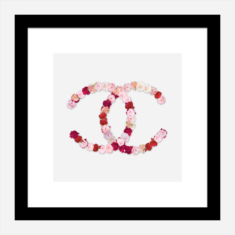 Chanel Flowers Wall Art Print Chanel Flowers Wall Art Print