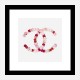 Chanel Flowers Wall Art Print Chanel Flowers Wall Art Print