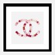 Chanel Flowers Wall Art Print Chanel Flowers Wall Art Print