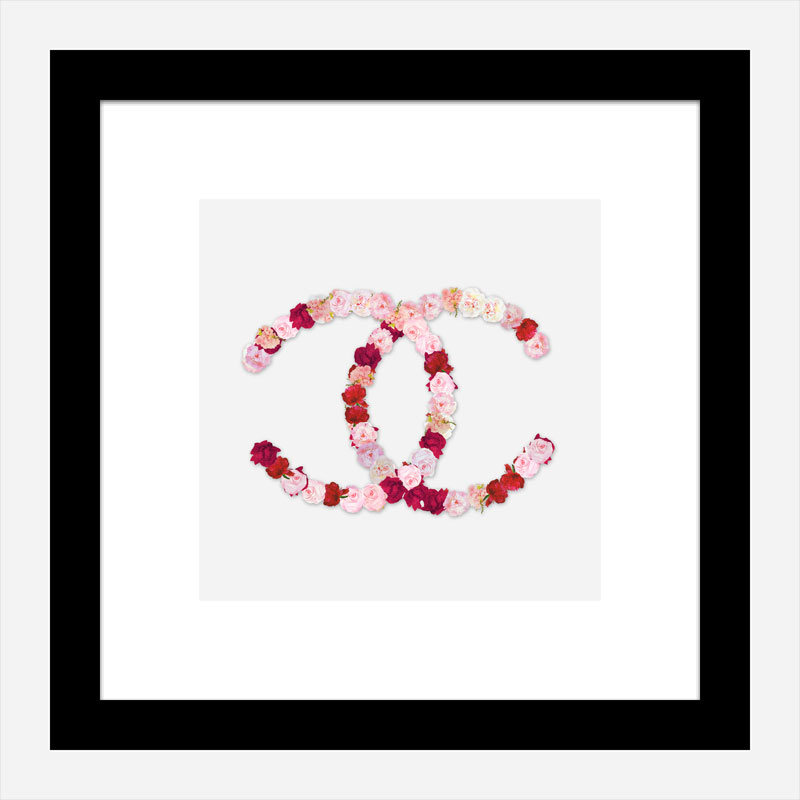 Chanel Flowers Wall Art Print Chanel Flowers Wall Art Print