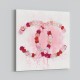 Chanel Flowers Pink Abstract Wall Art Print Chanel Flowers Pink Abstract Wall Art Print