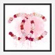 Chanel Flowers Pink Abstract Wall Art Print Chanel Flowers Pink Abstract Wall Art Print