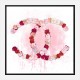Chanel Flowers Pink Abstract Wall Art Print Chanel Flowers Pink Abstract Wall Art Print