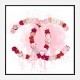 Chanel Flowers Pink Abstract Wall Art Print Chanel Flowers Pink Abstract Wall Art Print