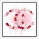 Chanel Flowers Pink Abstract Wall Art Print Chanel Flowers Pink Abstract Wall Art Print