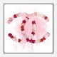 Chanel Flowers Pink Abstract Wall Art Print Chanel Flowers Pink Abstract Wall Art Print