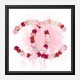 Chanel Flowers Pink Abstract Wall Art Print Chanel Flowers Pink Abstract Wall Art Print