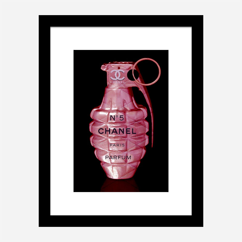 Chanel No 5 Grenade Wall Art