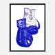 Chanel Blue Boxing Gloves Art Print Chanel Blue Boxing Gloves Art Print