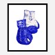 Chanel Blue Boxing Gloves Art Print Chanel Blue Boxing Gloves Art Print