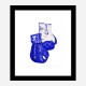 Chanel Blue Boxing Gloves Art Print Chanel Blue Boxing Gloves Art Print