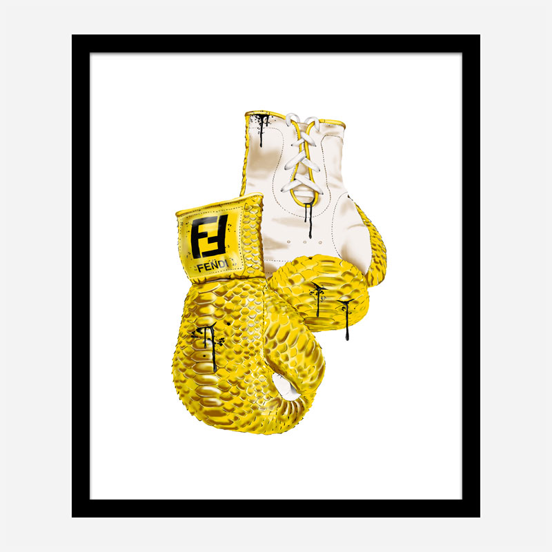 Fendi Boxing Gloves Art Print Fendi Boxing Gloves Art Print