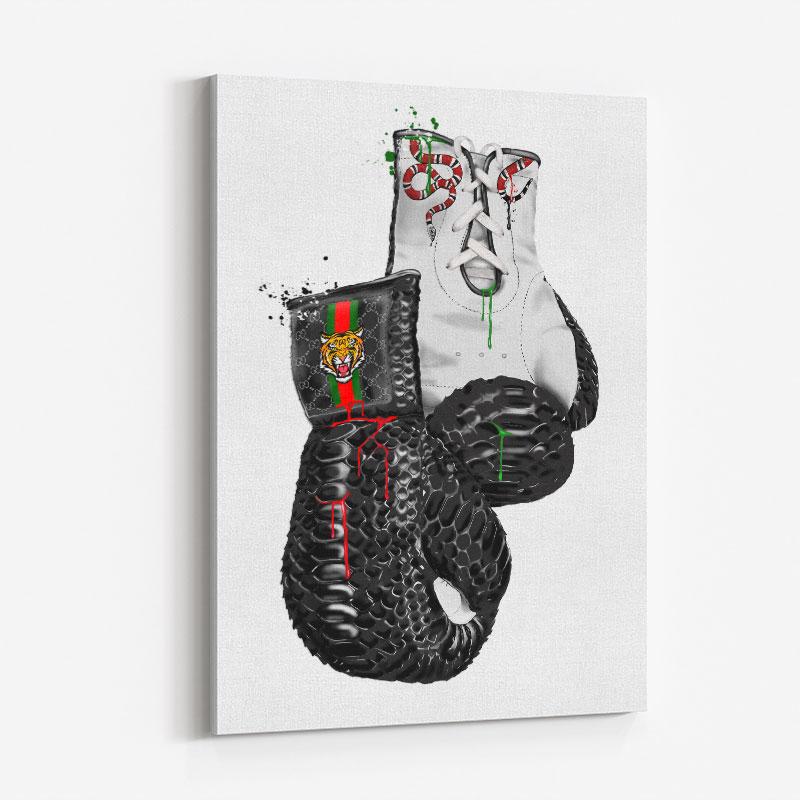 Gucci Tiger Boxing Gloves Art Print Gucci Tiger Boxing Gloves Art Print