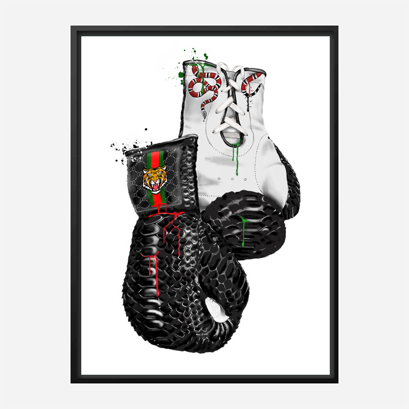 Gucci Tiger Boxing Gloves Art Print Gucci Tiger Boxing Gloves Art Print