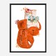 Hermes Boxing Gloves Art Print Hermes Boxing Gloves Art Print