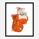 Hermes Boxing Gloves Art Print Hermes Boxing Gloves Art Print