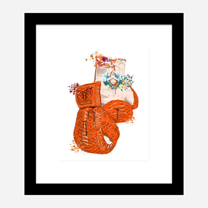 Hermes Boxing Gloves Art Print Hermes Boxing Gloves Art Print