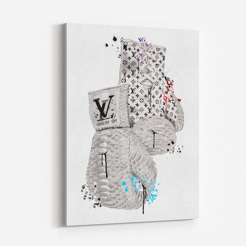 LV Boxing Gloves Art Print LV Boxing Gloves Art Print
