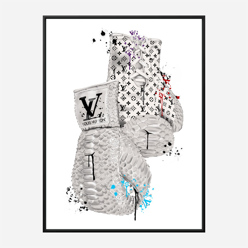 LV Boxing Gloves Art Print LV Boxing Gloves Art Print