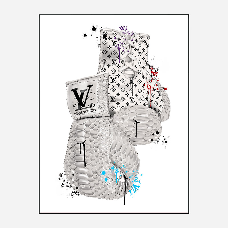 LV Boxing Gloves Art Print LV Boxing Gloves Art Print