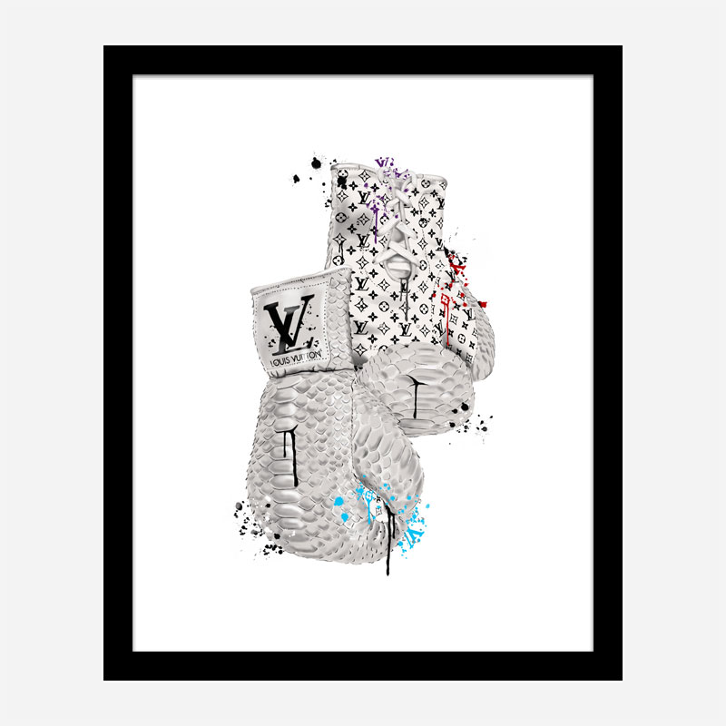 LV Boxing Gloves Art Print LV Boxing Gloves Art Print