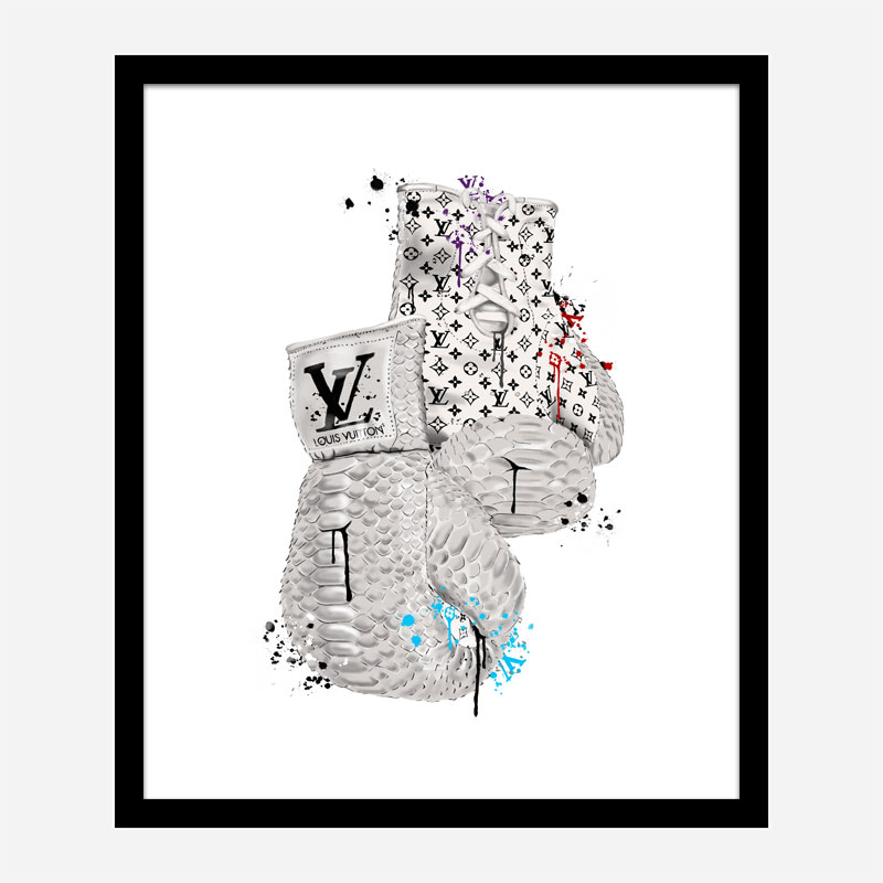 LV Boxing Gloves Art Print LV Boxing Gloves Art Print