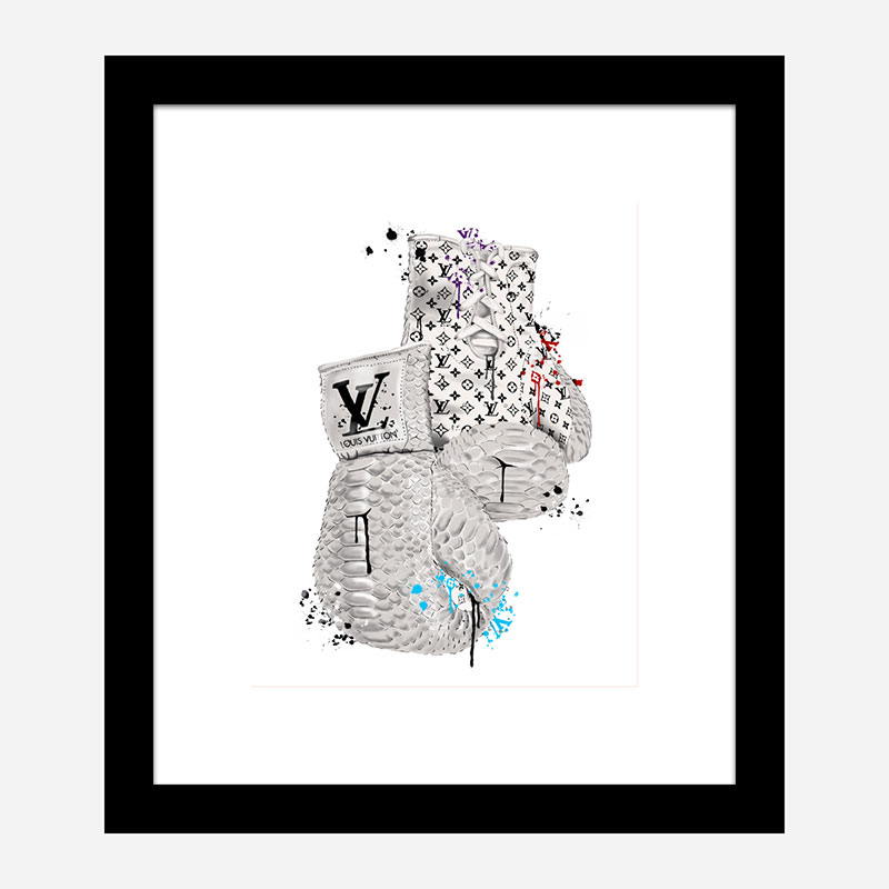 LV Boxing Gloves Art Print LV Boxing Gloves Art Print