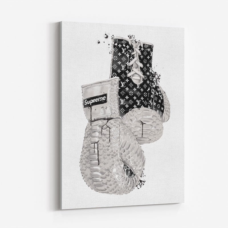 Supreme Boxing Gloves Art Print Supreme Boxing Gloves Art Print