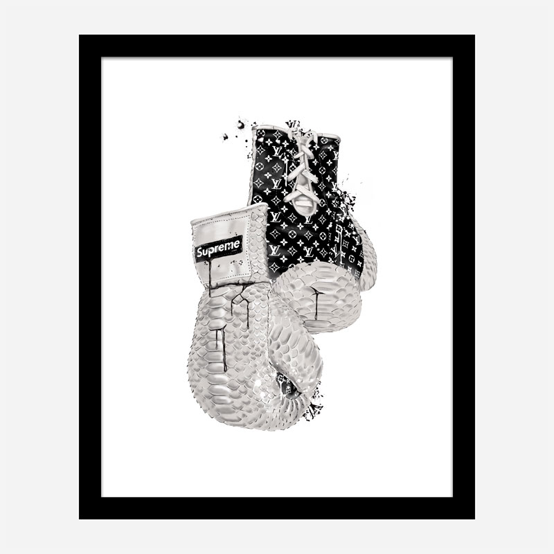 Supreme Boxing Gloves Art Print Supreme Boxing Gloves Art Print