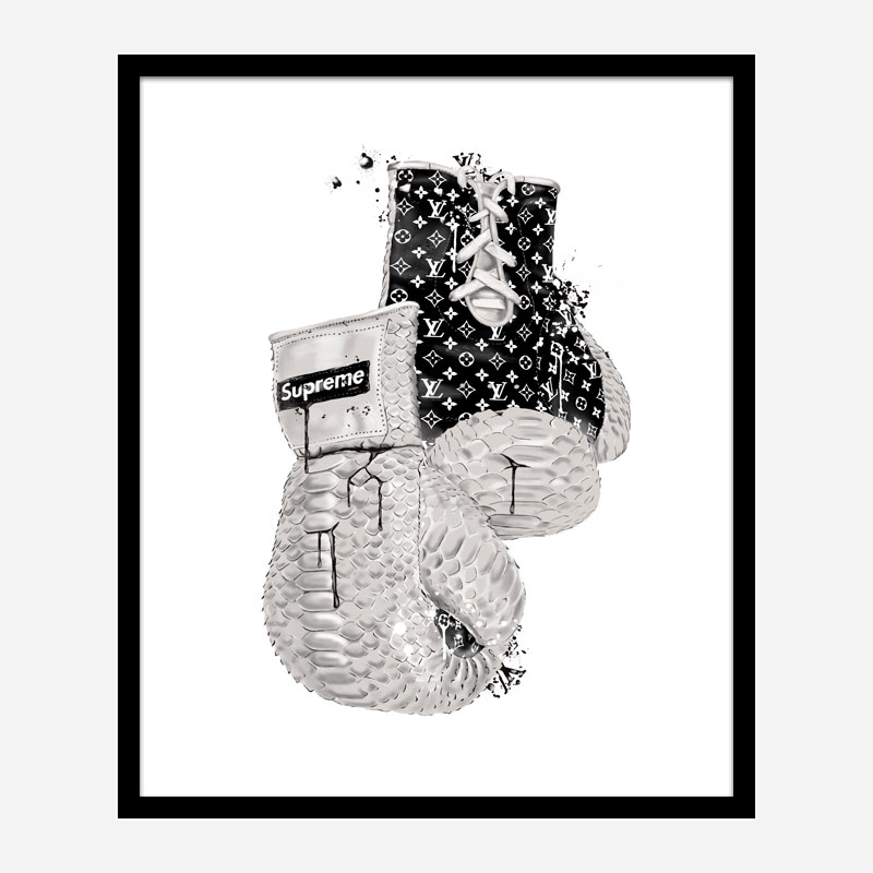 Supreme Boxing Gloves Art Print Supreme Boxing Gloves Art Print
