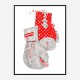 Supreme Red Boxing Gloves Art Print Supreme Red Boxing Gloves Art Print