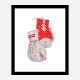 Supreme Red Boxing Gloves Art Print Supreme Red Boxing Gloves Art Print