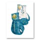 Versace Eros Blue Boxing Gloves Art Print Versace Eros Blue Boxing Gloves Art Print