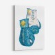 Versace Eros Blue Boxing Gloves Art Print Versace Eros Blue Boxing Gloves Art Print