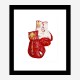 Versace Red Boxing Gloves Art Print Versace Red Boxing Gloves Art Print