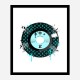 Baby Blue LV Record Art Print Baby Blue LV Record Art Print