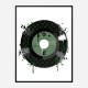 Green LV Record Art Print Green LV Record Art Print