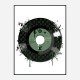 Green LV Record Art Print Green LV Record Art Print