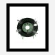 Green LV Record Art Print Green LV Record Art Print