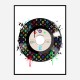 Multicolor LV Record Art Print Multicolor LV Record Art Print