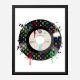 Multicolor LV Record Art Print Multicolor LV Record Art Print