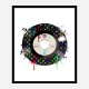 Multicolor LV Record Art Print Multicolor LV Record Art Print