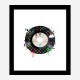 Multicolor LV Record Art Print Multicolor LV Record Art Print