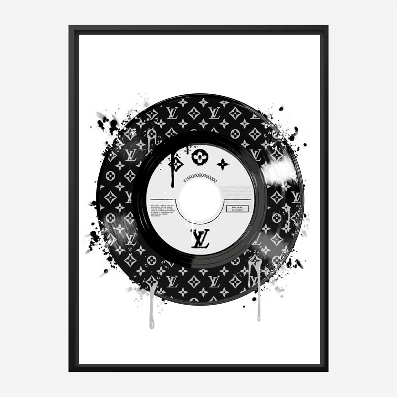 LV Record Art Print LV Record Art Print