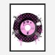 Pink LV Record Art Print Pink LV Record Art Print