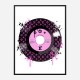Pink LV Record Art Print Pink LV Record Art Print