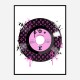 Pink LV Record Art Print Pink LV Record Art Print