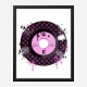 Pink LV Record Art Print Pink LV Record Art Print