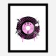 Pink LV Record Art Print Pink LV Record Art Print